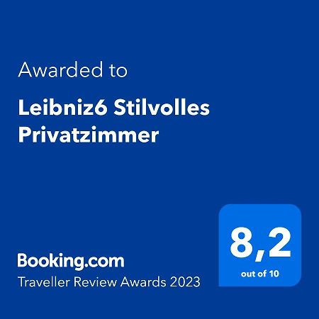 Leibniz6 Stilvolles Privatzimmer Leipzig Bagian luar foto